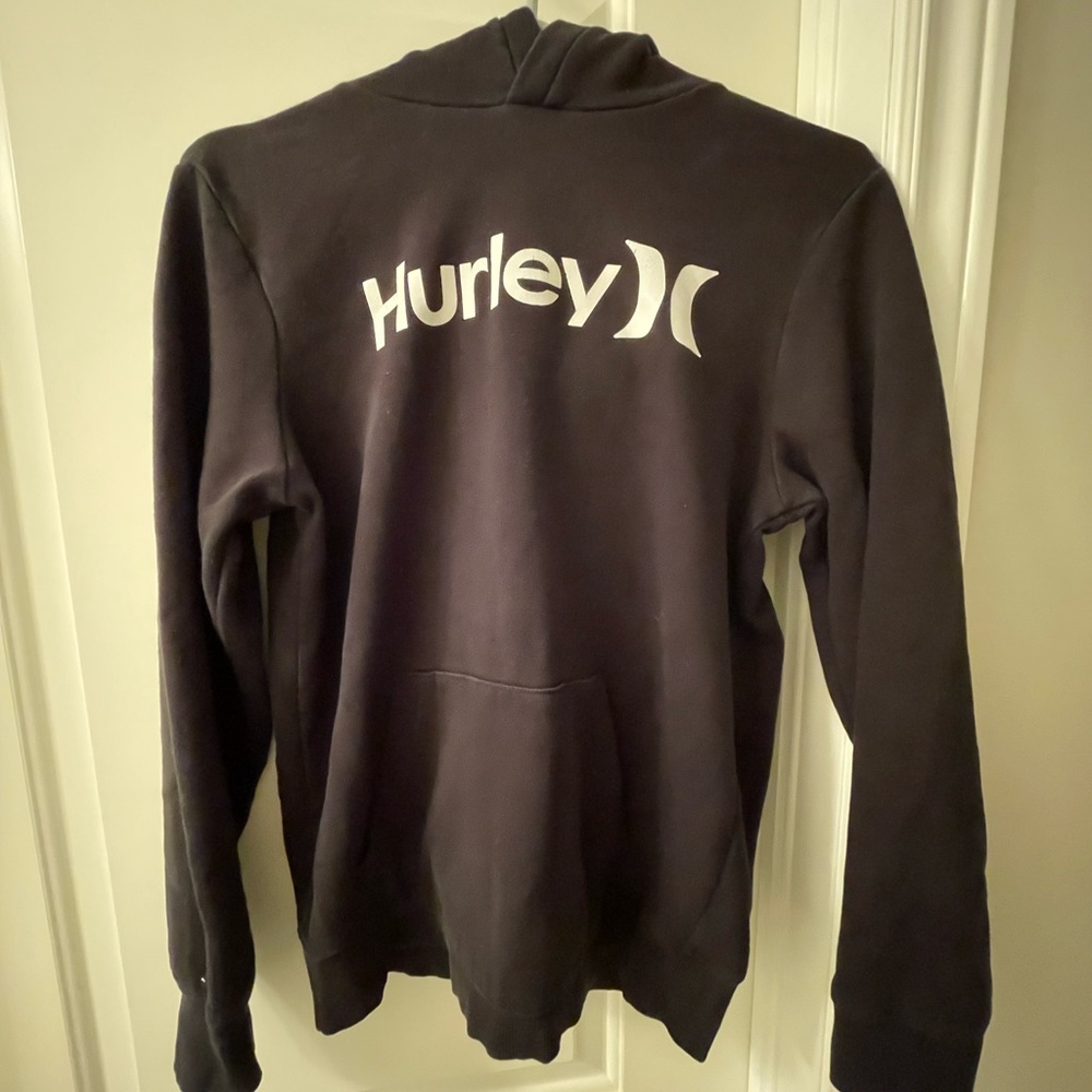 Black Hurley Hoodie, Child size 18/20
